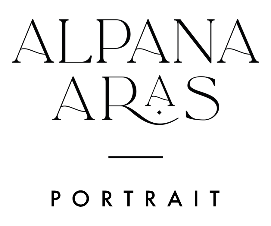 alpana aras portrait logo